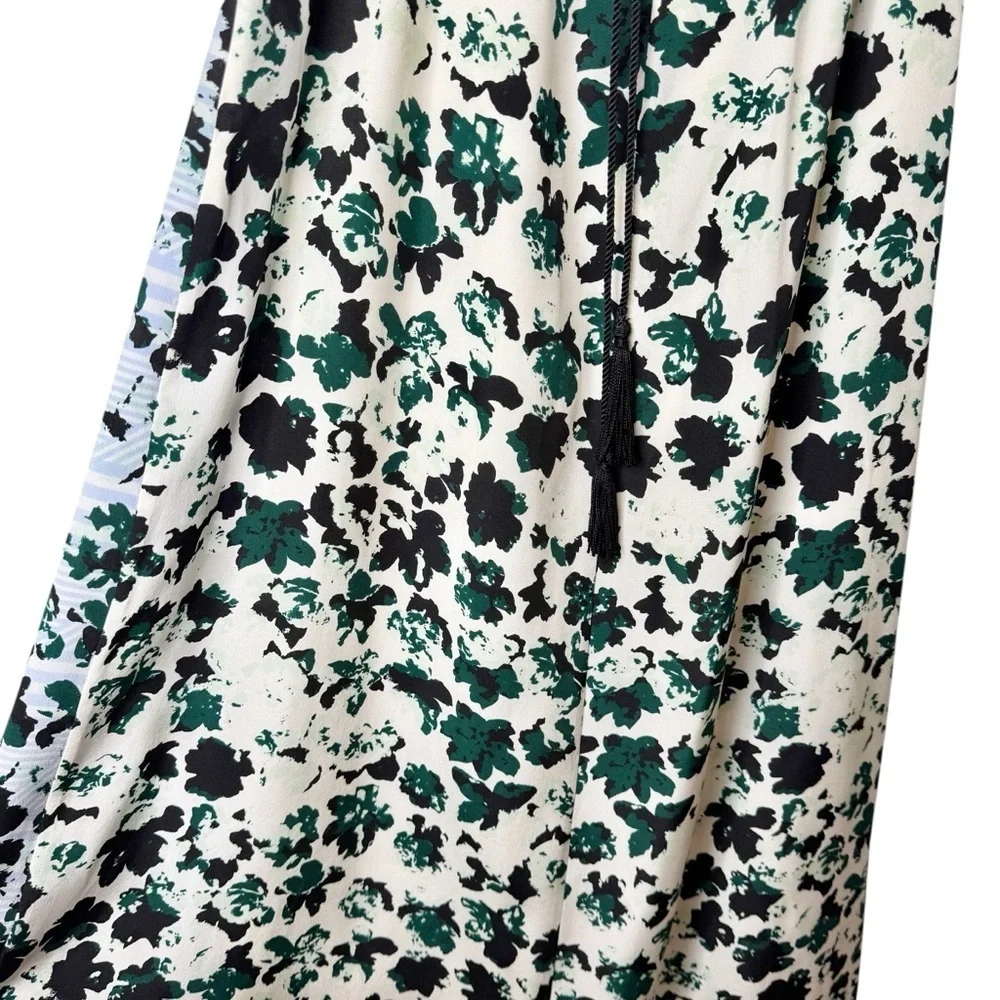 NWT Carmella Silk Floral Open Back Resort Vacation Women’s Maxi Dress Sz 2 - Picture 14 of 14